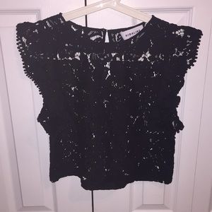 NWOT Highline Collective Lace Top size XS
